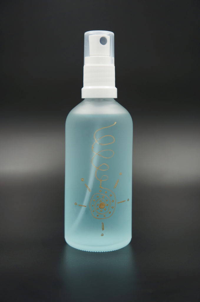 Spray bleu